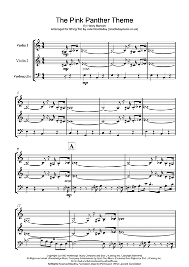 The Pink Panther (arr. Julie Doubleday)