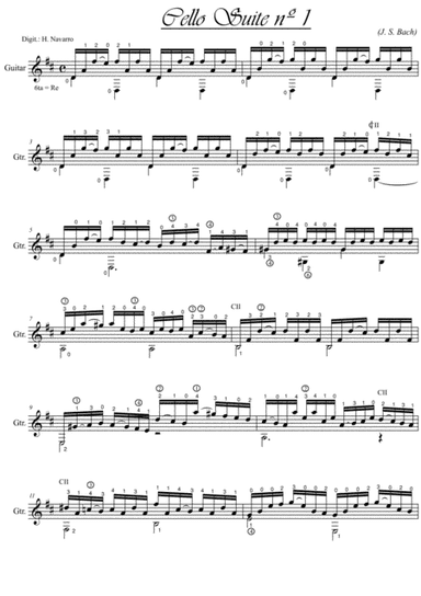 Prelude Cello Suite nº 1 (arr. José Hernán Navarro Sánchez)