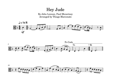Hey Jude (arr. Thiago Marconato)