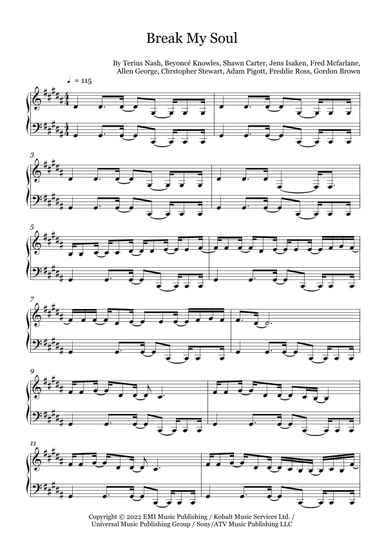 Break My Soul (arr. Fernanda Moura)