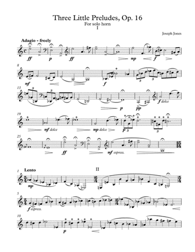 Three Little Preludes, Op. 16