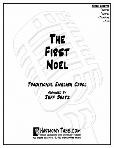 The First Noel (Brass Quartet) (arr. Jeff Bratz)
