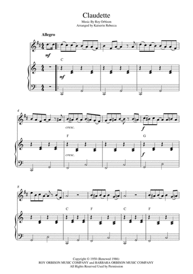 Claudette (arr. Kaiserin Rebecca)