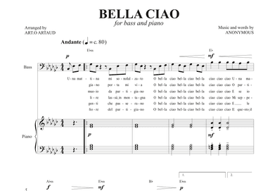 Bella Ciao (arr. Art.o Artaud)