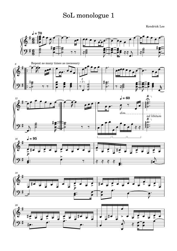 Slice of Life Monologue 1