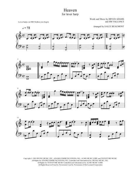 Heaven (arr. Sally Beaumont)