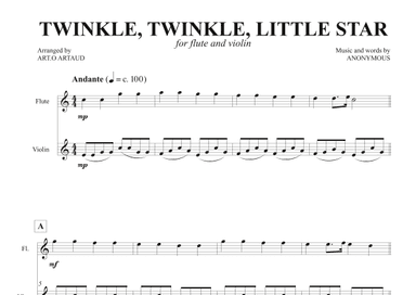 Twinkle Twinkle Little Star (arr. Art.o Artaud)