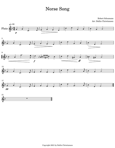 Norse Song (arr. Dallin Christiansen)
