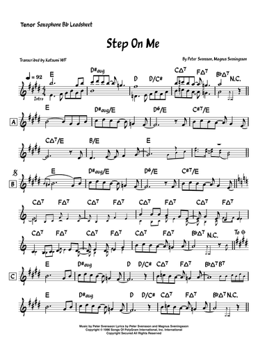 Step On Me (arr. Katsumi WF)