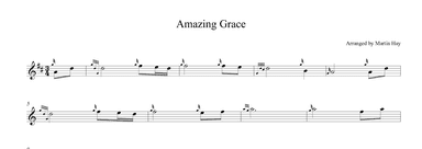 Amazing Grace For Bagpipes (arr. Martin Hay)