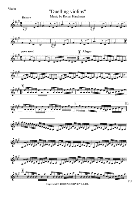 Duelling Violins (arr. KMN Music)