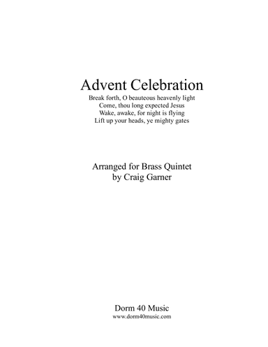 Advent Celebration (arr. Craig Garner)