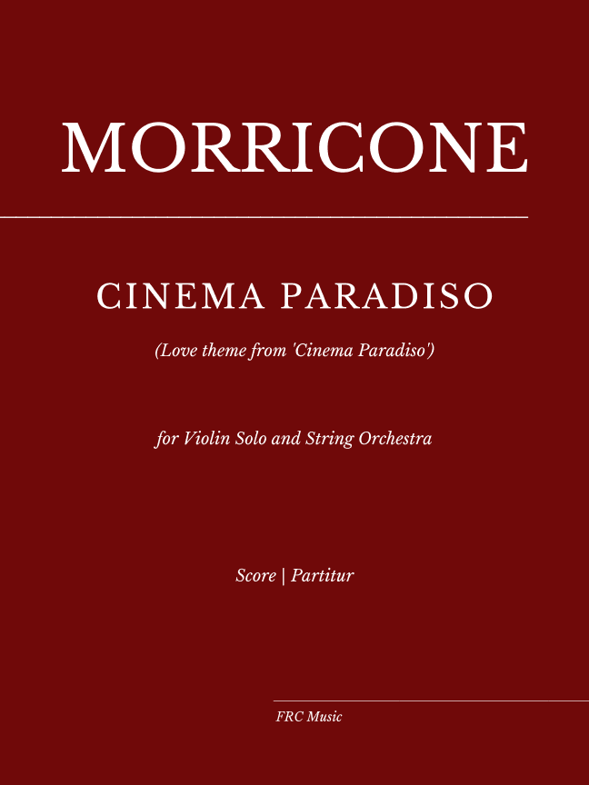 Cinema Paradiso (arr. Flavio Regis Cunha)