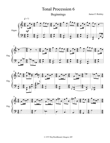 Tonal Procession 6 Beginnings