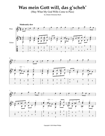 Was mein Gott will, das g’scheh’ (May What My God Wills Come to Pass) (arr. Mark Phillips)