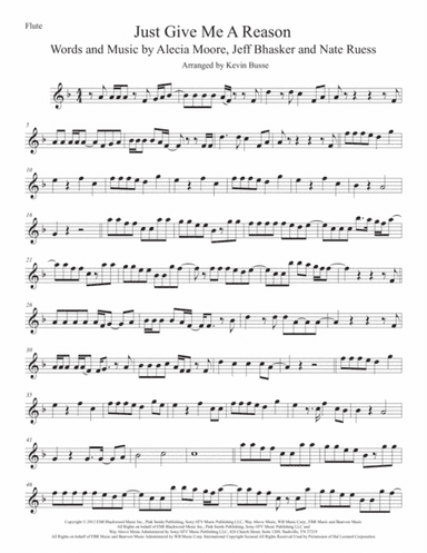 Just Give Me A Reason (arr. Kevin Busse)