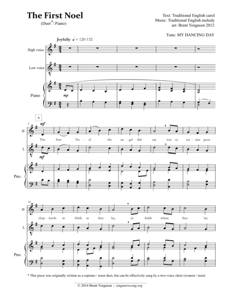 The First Noel (arr. Brent Yorgason)