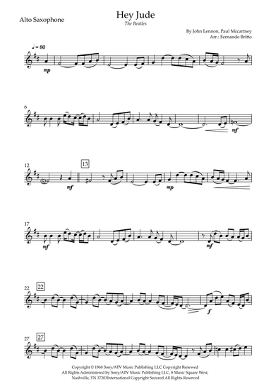 Hey Jude (arr. Fernando Britto)