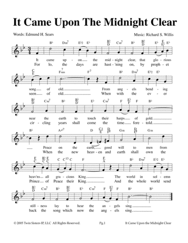 It Came Upon A Midnight Clear (arr. Hal Wright)