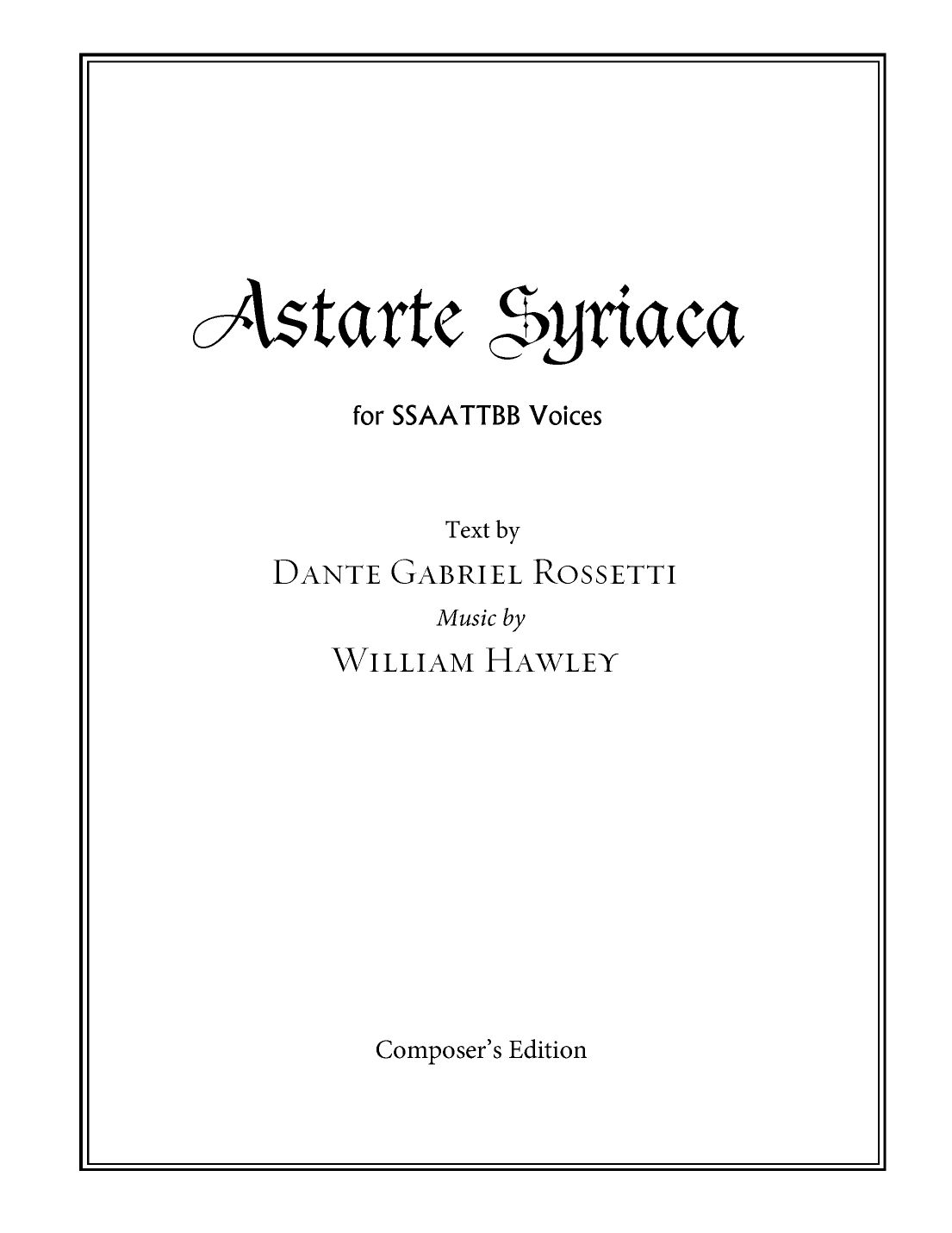 Astarte Syriaca