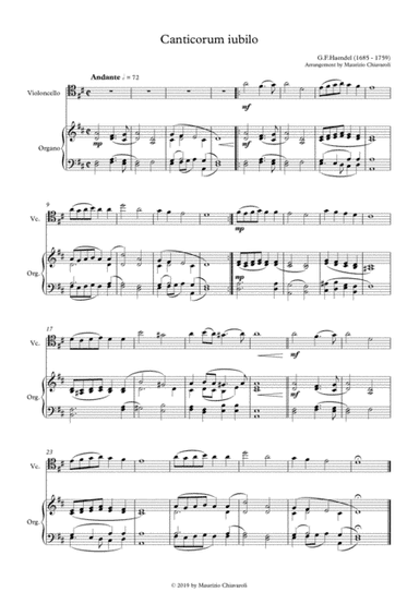 Canticorum iubilo (arr. Maurizio Chiavaroli)