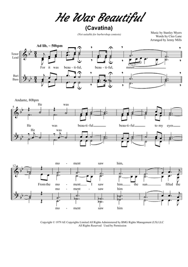 Cavatina (arr. Jenny Mills)
