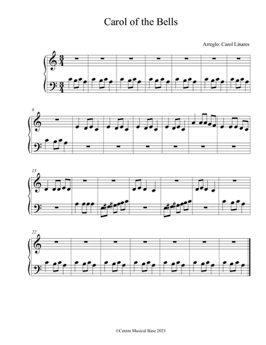Carol of the Bells (arr. Centro Musical Base)