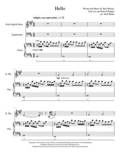 Hello (arr. Seth Butler)