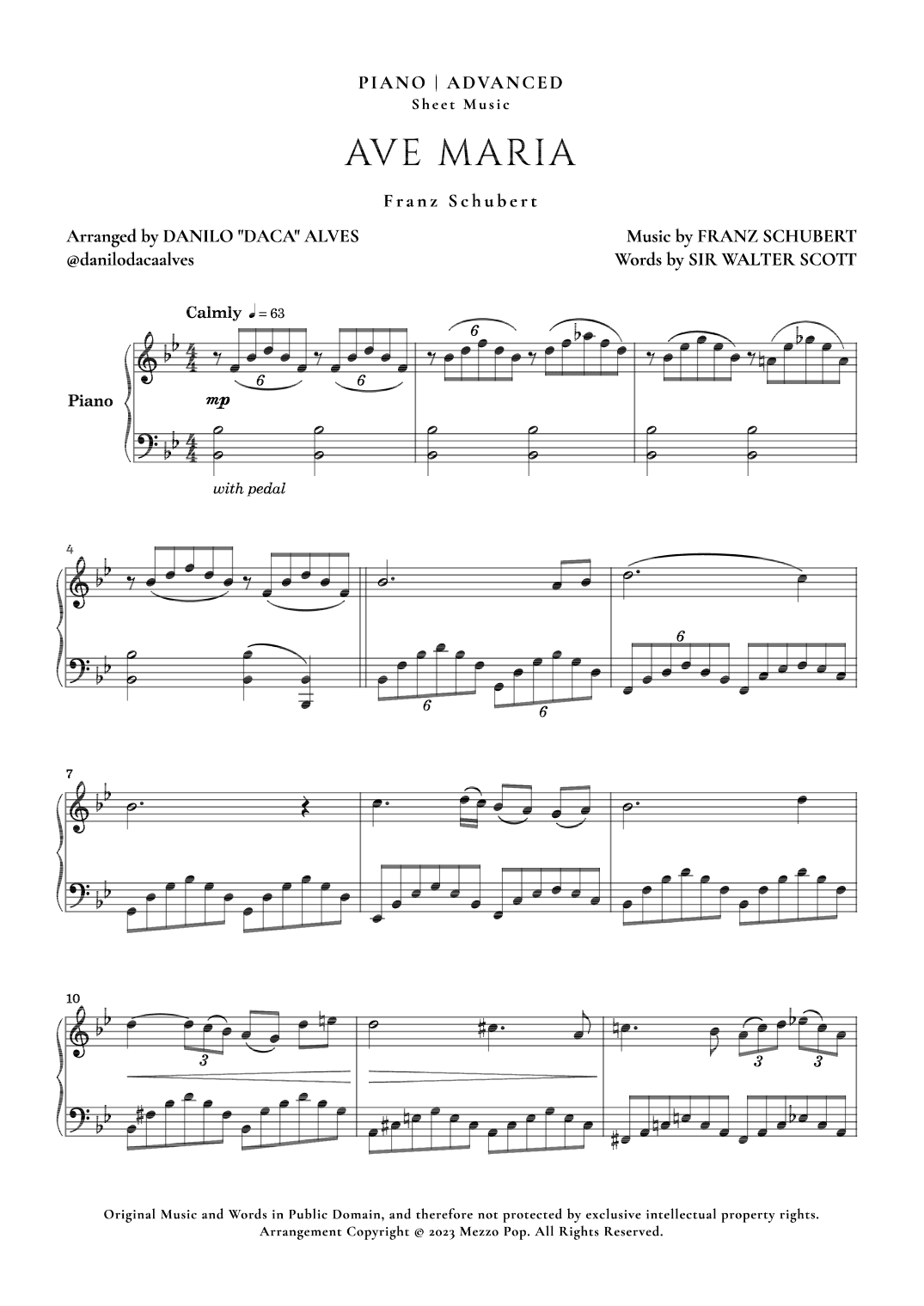 Ave Maria (arr. Danilo "Daca" Alves)