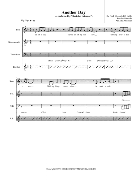 Another Day (arr. John McMillan)