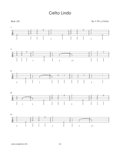 Cielto Lindo (arr. Bettina Schipp)