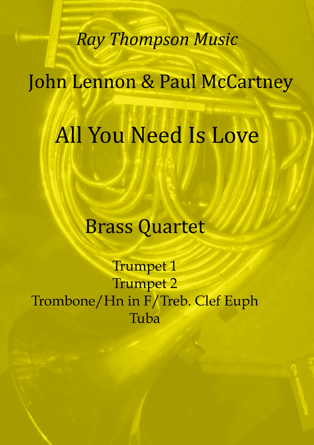 All You Need Is Love (arr. Ray Thompson)