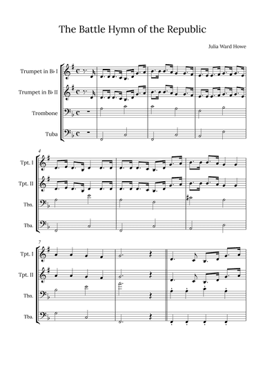 The Battle Hymn of the Republic (arr. Alex Nunes Rodrigues)