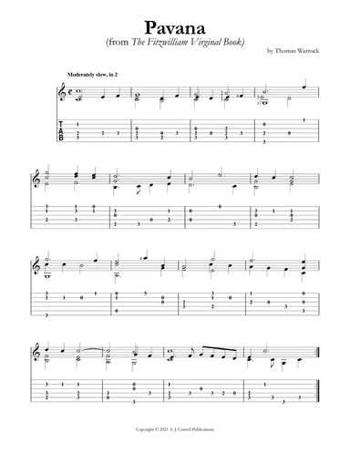 Pavana (arr. Mark Phillips)
