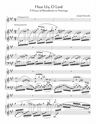 Hear Us, O Lord - A Marriage Benediction