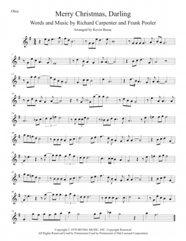 Merry Christmas, Darling (arr. Kevin Busse)