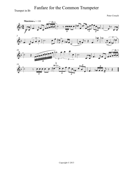 Fanfare for the Common Trumpeter