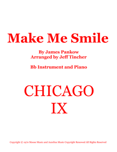 Make Me Smile (arr. Jeff Tincher)
