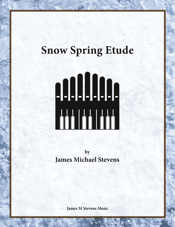 Snow Spring Etude - One Manual Organ Solo