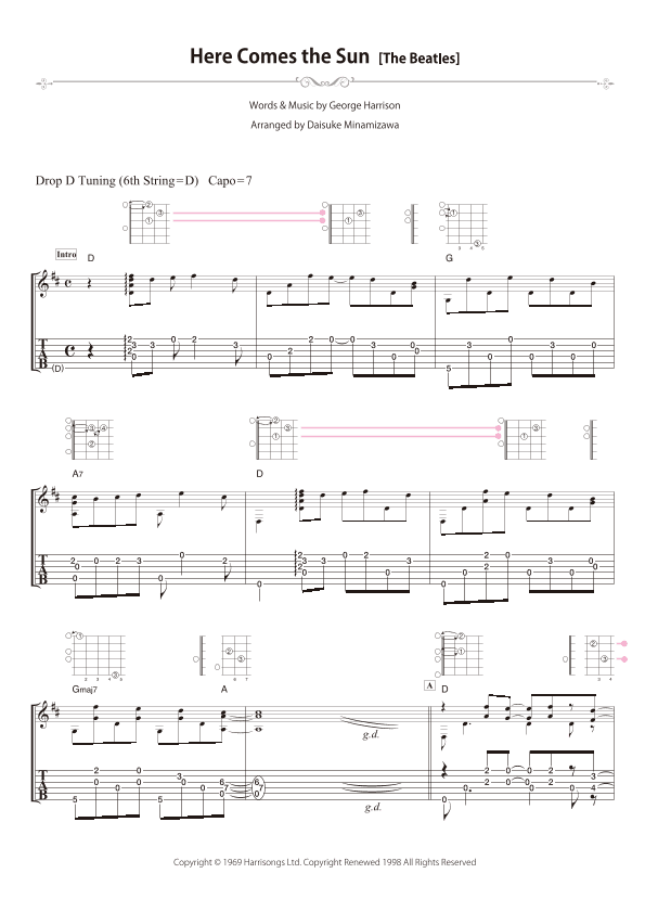 Here Comes The Sun (arr. Daisuke Minamizawa)