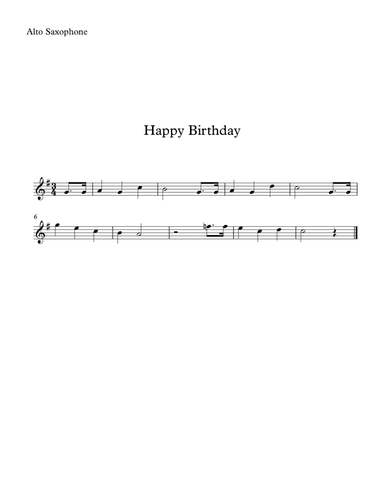 Happy Birthday for Beginners (arr. SongBird Music)