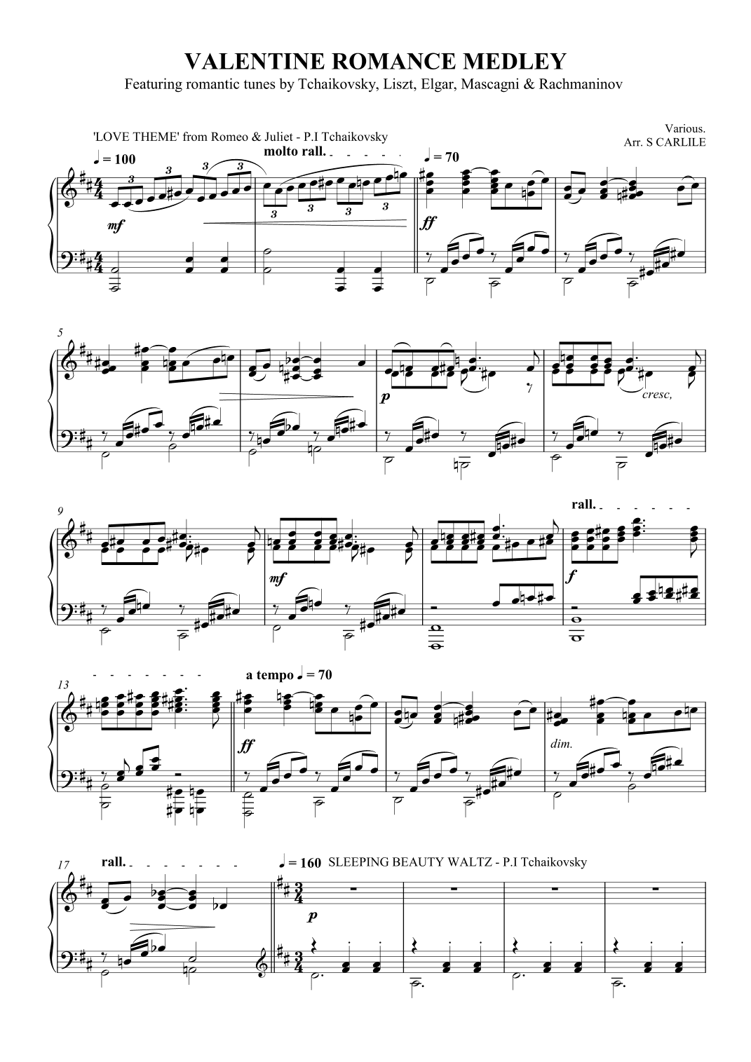 Valentine Romance Medley