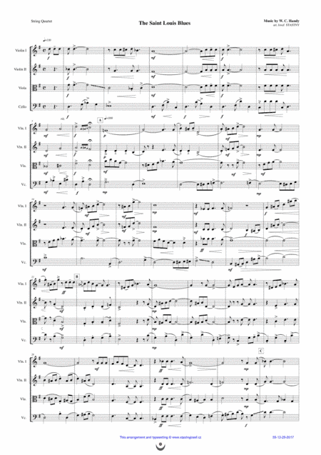 The Saint Louis Blues (arr. Josef STASTNY)