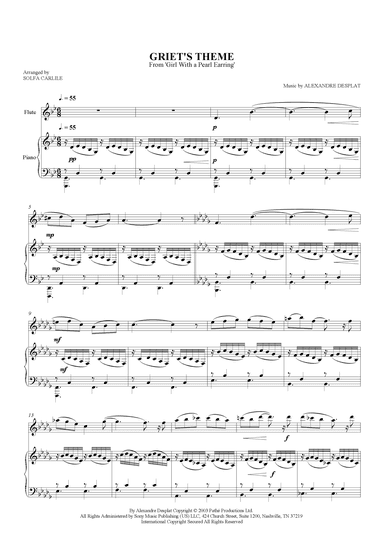 Griet's Theme (arr. S Carlile)