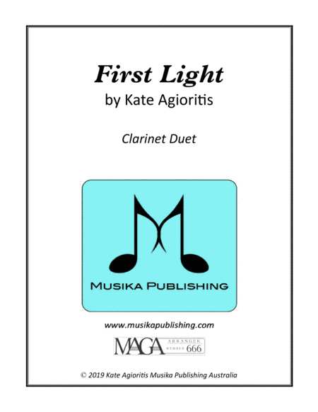 First Light - Clarinet Duet