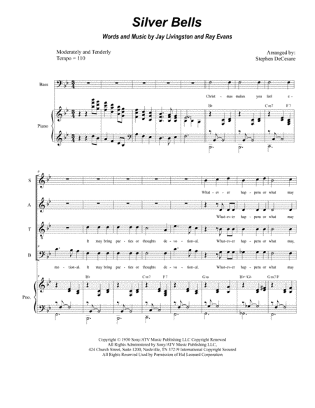 Silver Bells (arr. Stephen DeCesare)