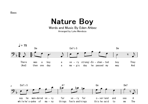 Nature Boy (arr. Luke Mendoza)