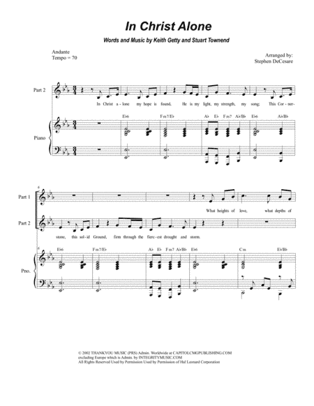In Christ Alone (arr. Stephen DeCesare)
