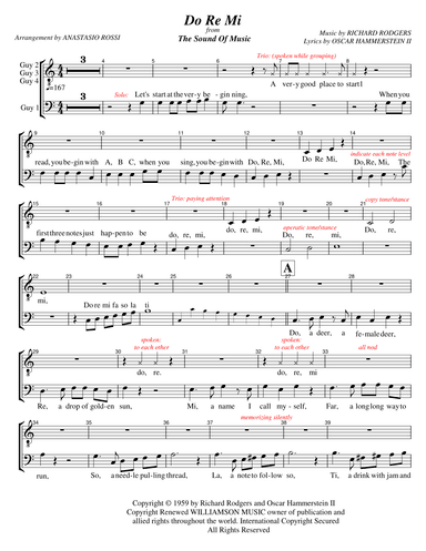Do-re-mi (arr. Anastasio Rossi)