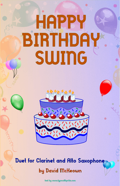 Happy Birthday Swing, for Clarinet and Alto Saxophone Duet (arr. David McKeown)
